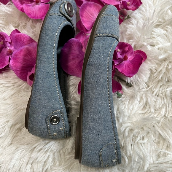 🥿Women's flat ballerina shoe. Jean/denim ballet flat. - Picture 4 of 11